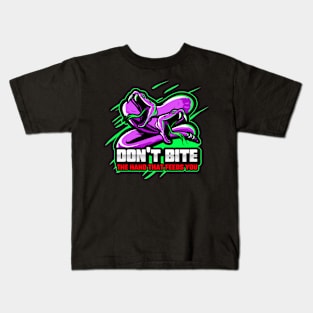 Don't Bite The Hand That Feeds You Kids T-Shirt